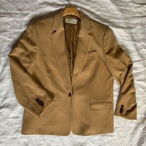 Orvis camel hair wool blazer, size 16